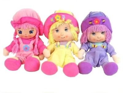 VEĽKÉ RAG DOLL JOSIE - ona SPIEVA V POĽSKEJ 50 cm
